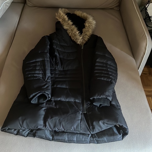 Retmains Fur Hood Winter Jacket Mid - Picture 2 of 11